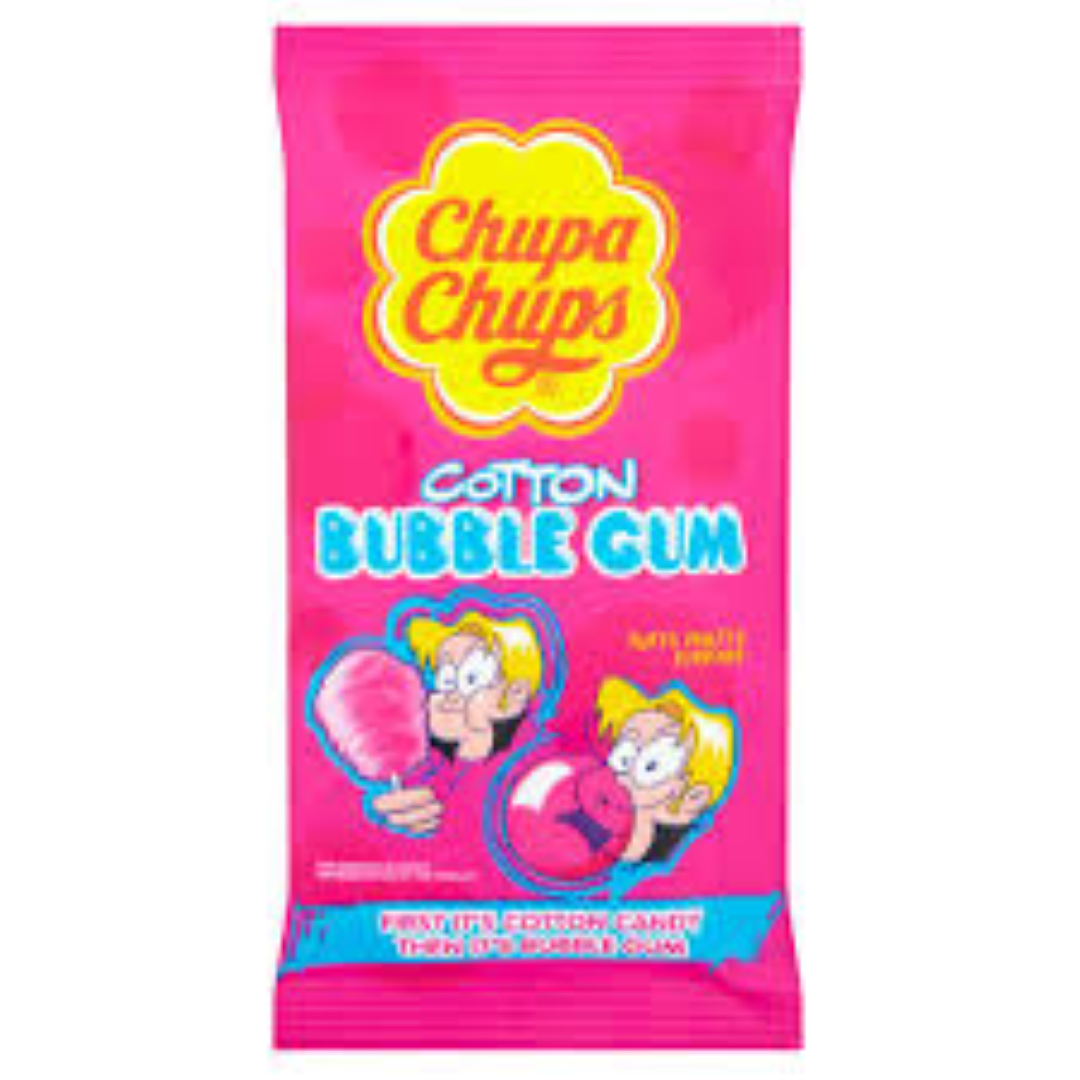 CHUPA CHUPS COTTON BUBBLEGUM 11G